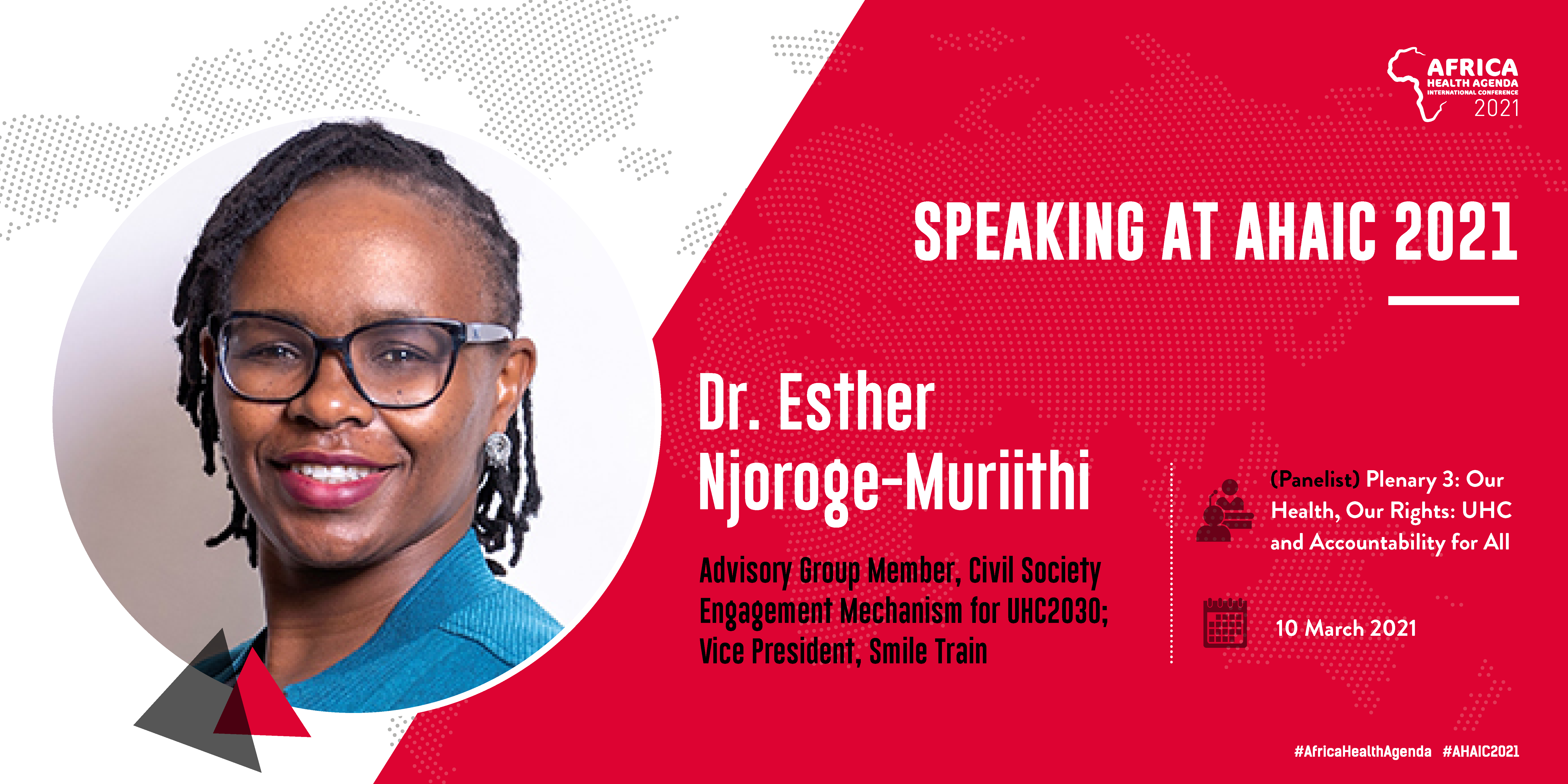 Dr Esther Njoroge-Muriithi - Speaking at AHAIC 2021 Conference